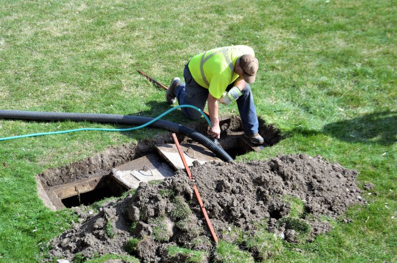 Sewer Line Digging